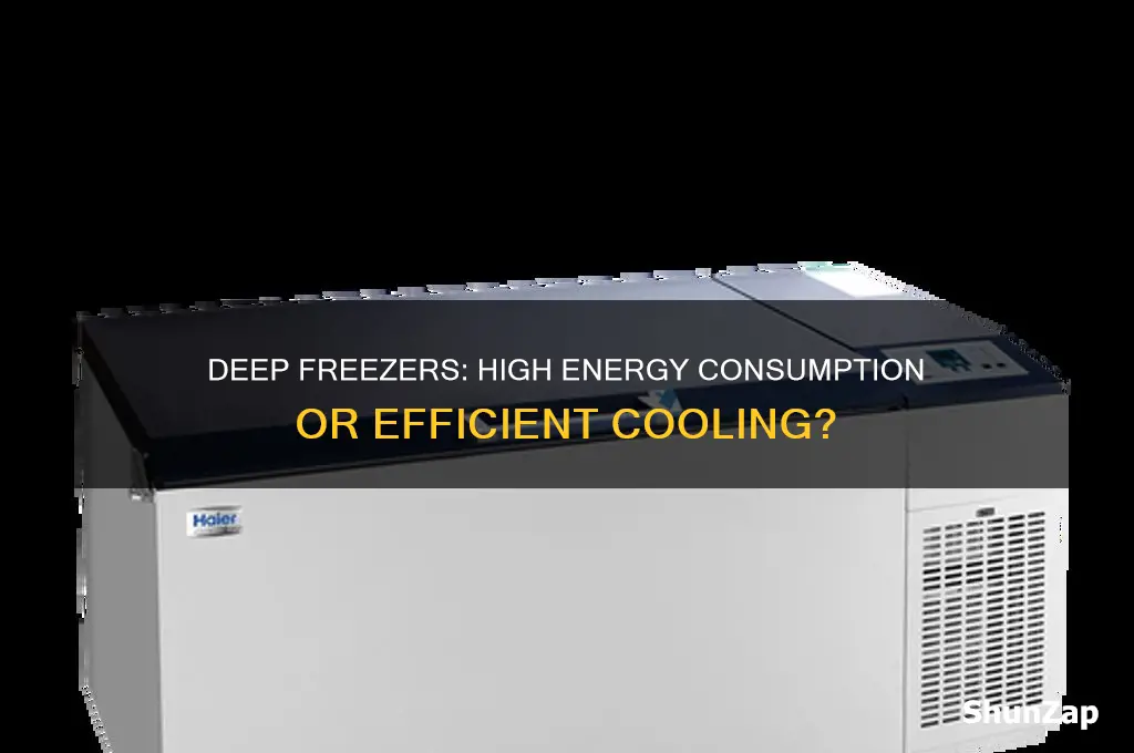 do deep freezers use a lot of electricity