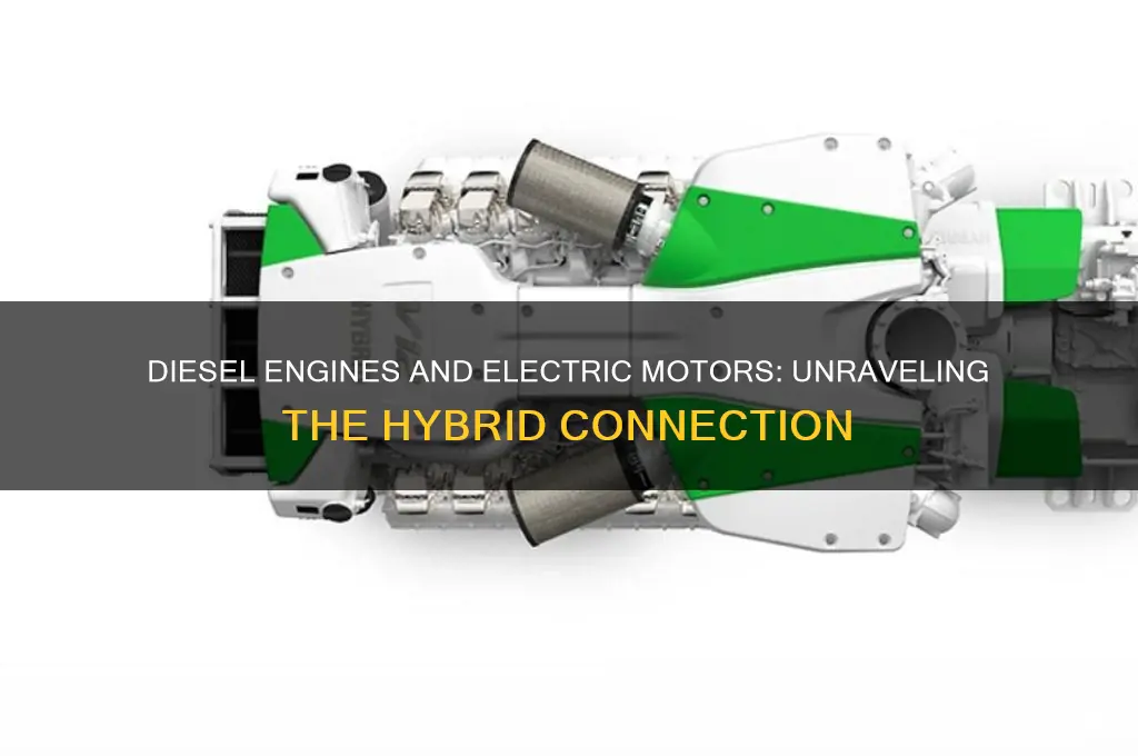 do diesel engine all use electric motors