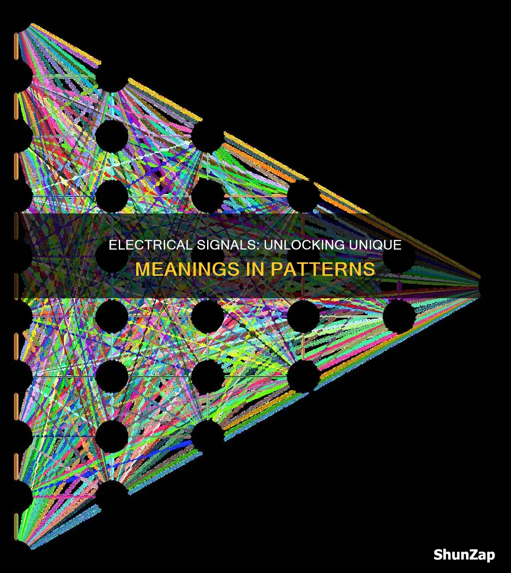 do different patterns of electrical signals have unique meanings