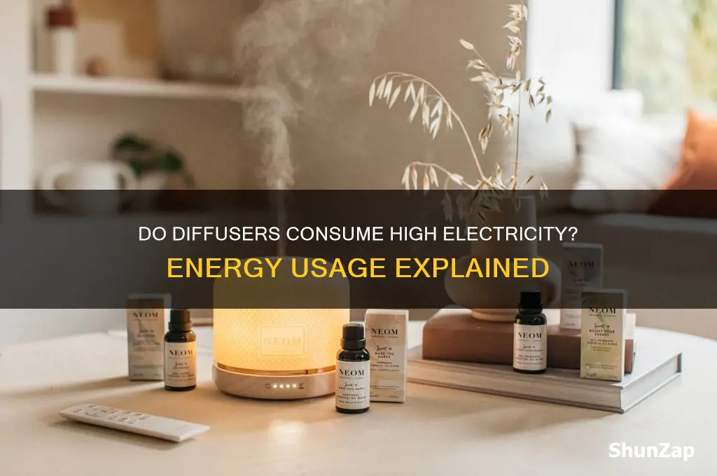 do diffusers use a lot of electricity
