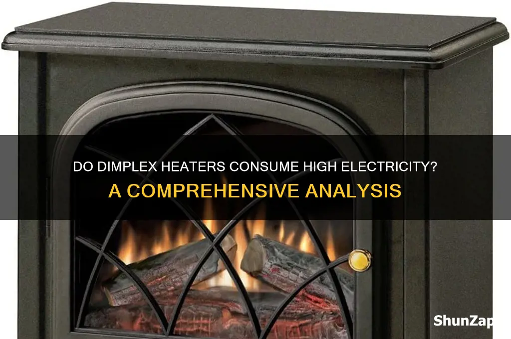 do dimplex heaters use a lot of electricity