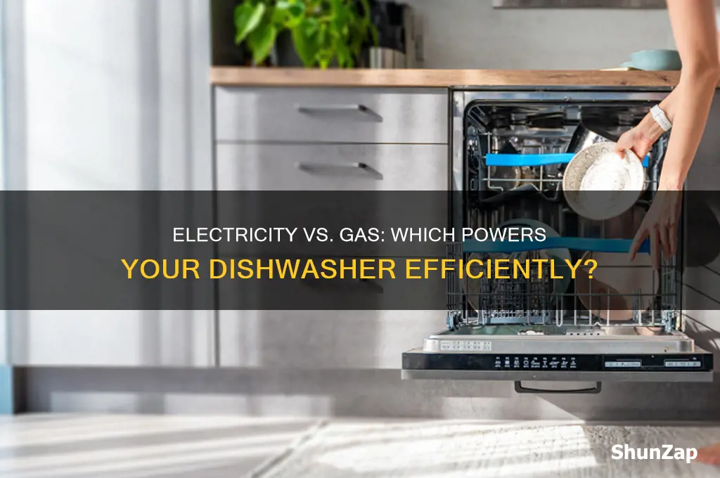 do dishwashers use electricity or gas