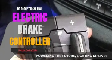 Dodge Trucks: Electric Brake Controller Availability and Features