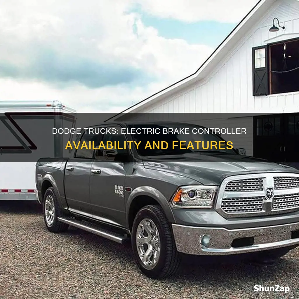 do dodge trucks have electric brake controller