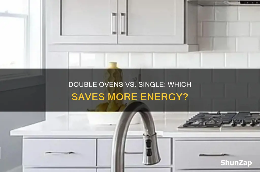 do double ovens use less electricity
