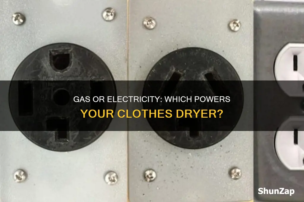 do driers use gas or electricity