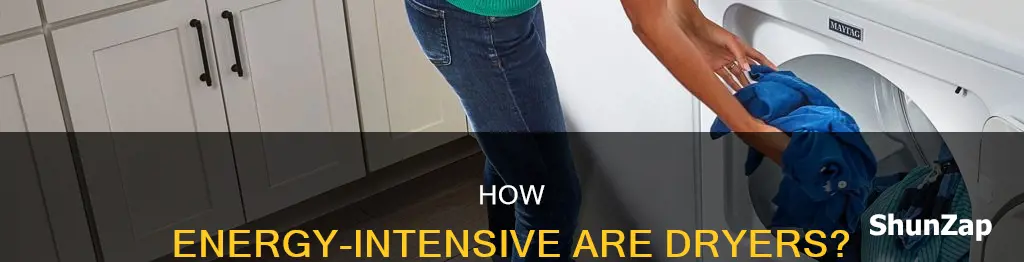 do dryers take a lot of electricity