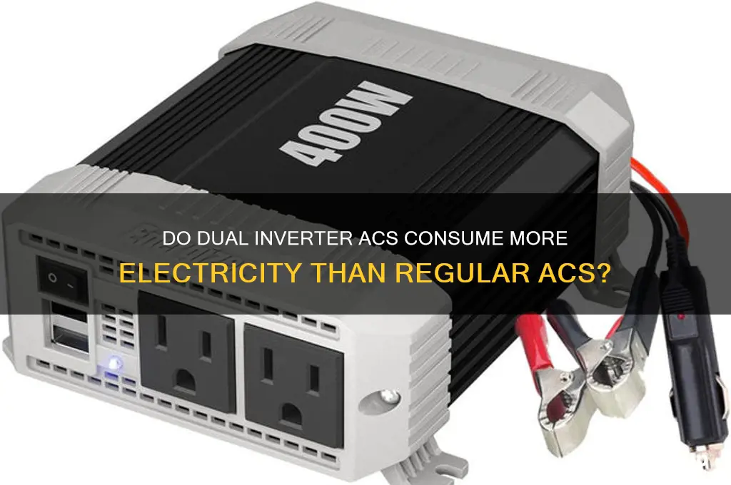 do dual inverter ac use more electricity
