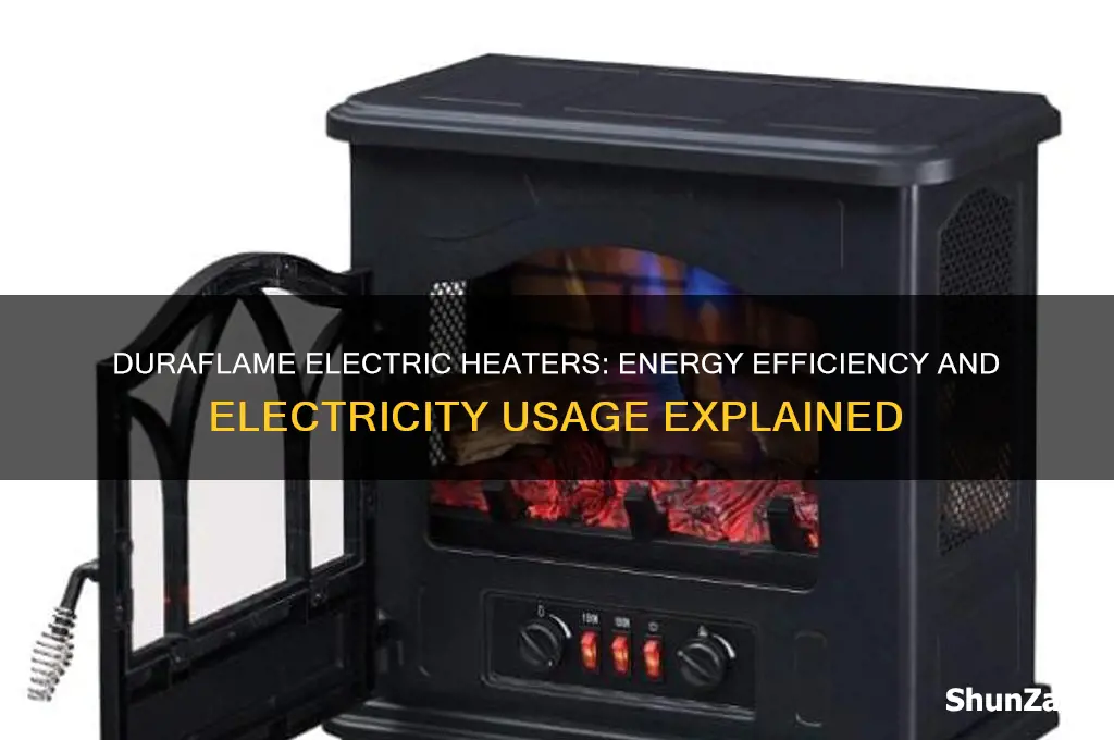 do duraflame electric heaters use less electricity