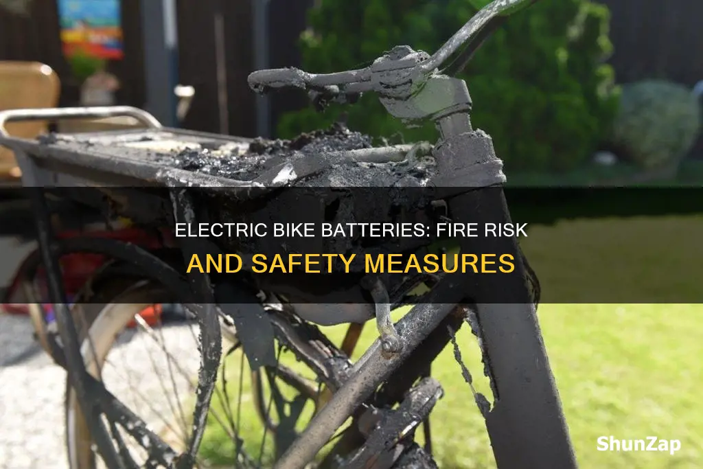 do electric bike batteries catch fire