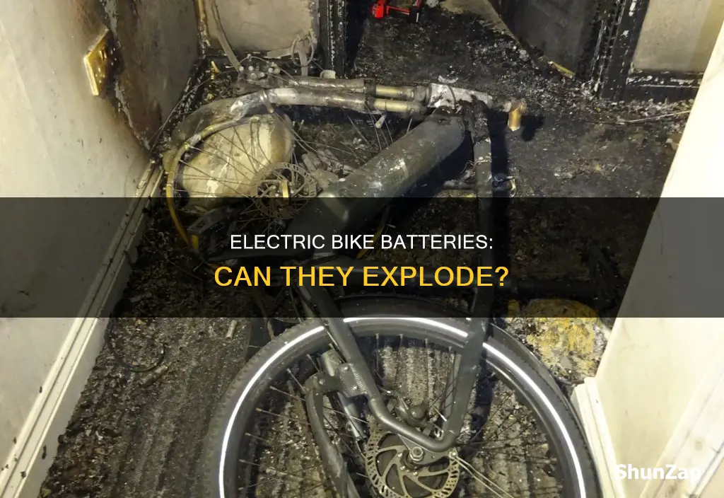 do electric bike batteries explode