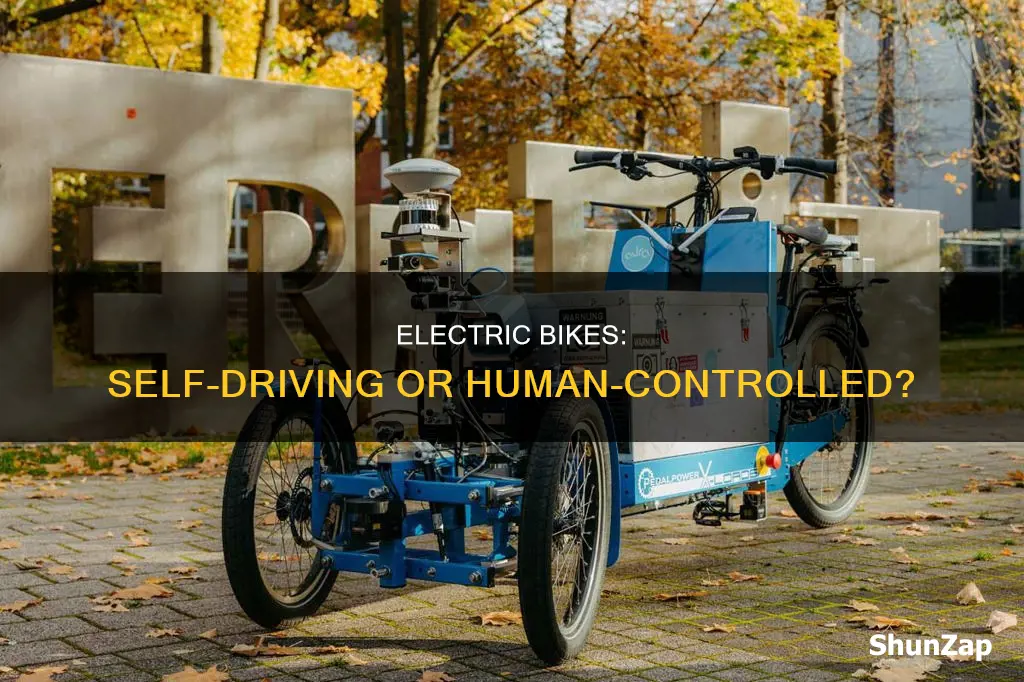 do electric bikes drive themselves