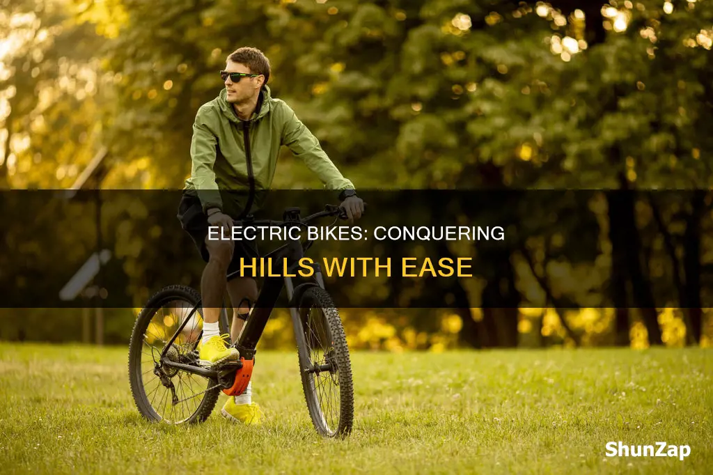 do electric bikes go up hills