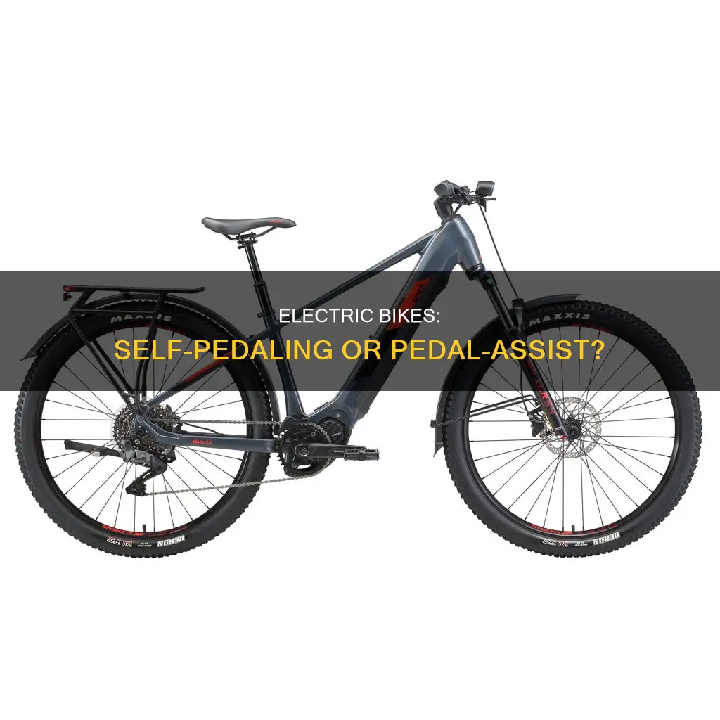 do electric bikes go without pedaling