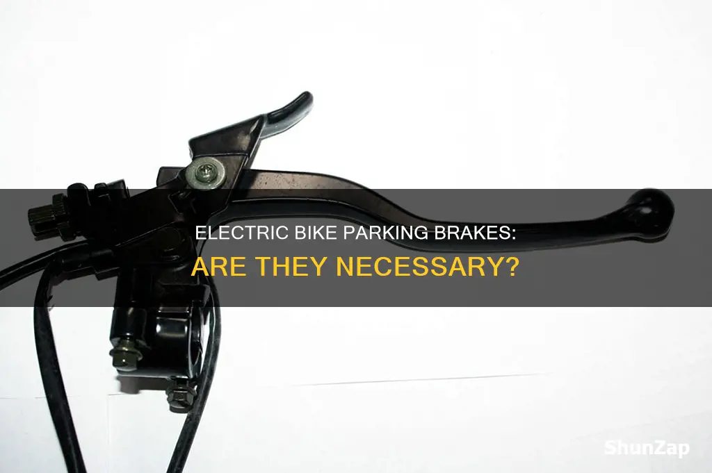 do electric bikes have parking brakes