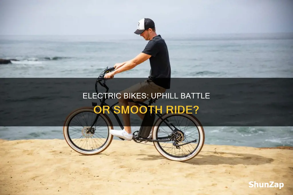 do electric bikes help uphill