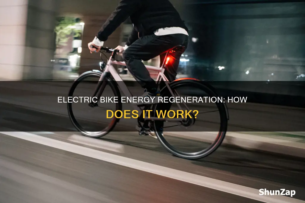 do electric bikes regenerate