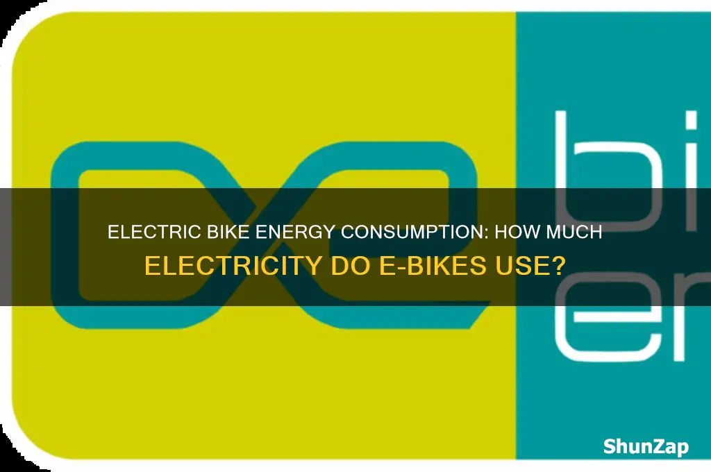 do electric bikes use a lot of electricity
