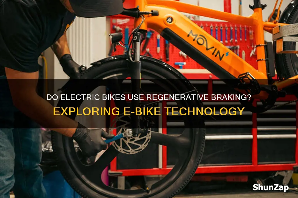do electric bikes use regenerative braking