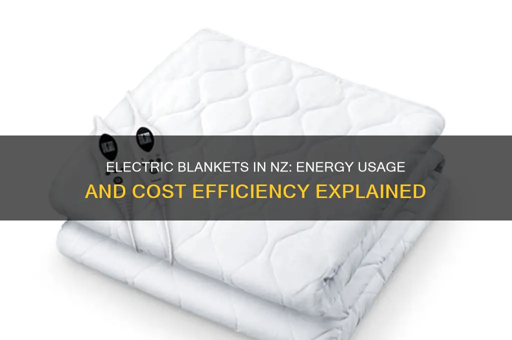 do electric blankets use lots of electricity nz