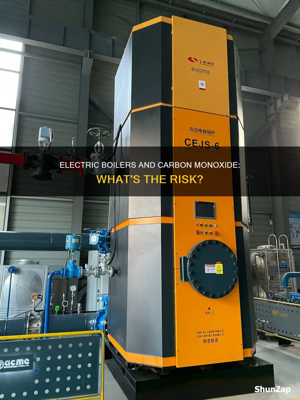 do electric boilers give off carbon monoxide