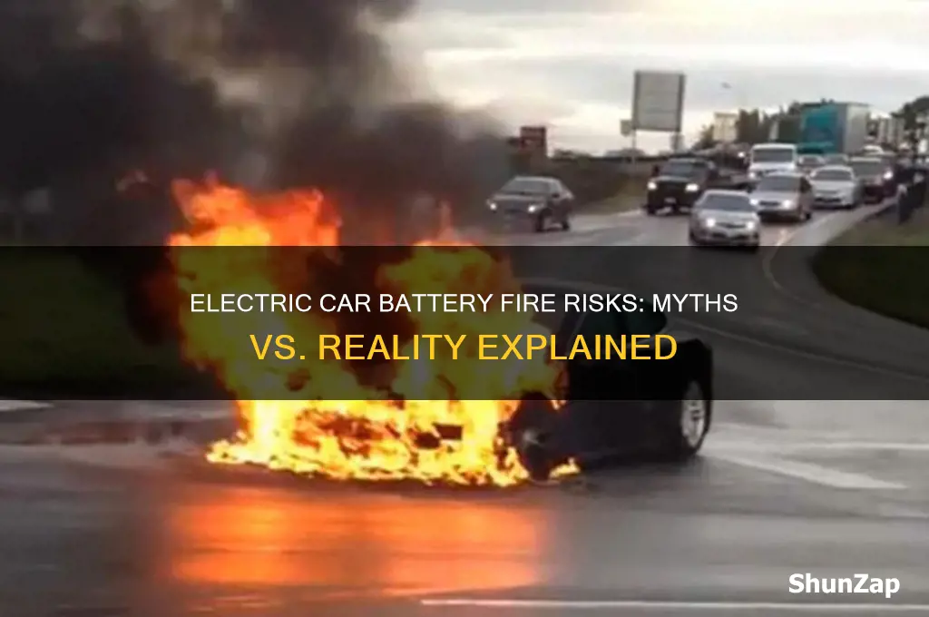 do electric car batteries catch fire
