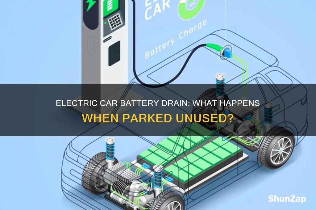 do electric car batteries discharge when not in use