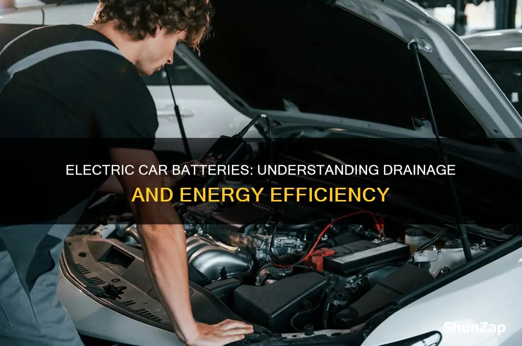do electric car batteries drain