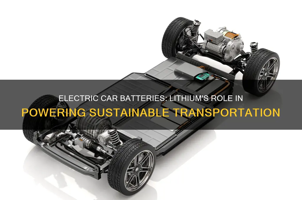 do electric car batteries use lithium