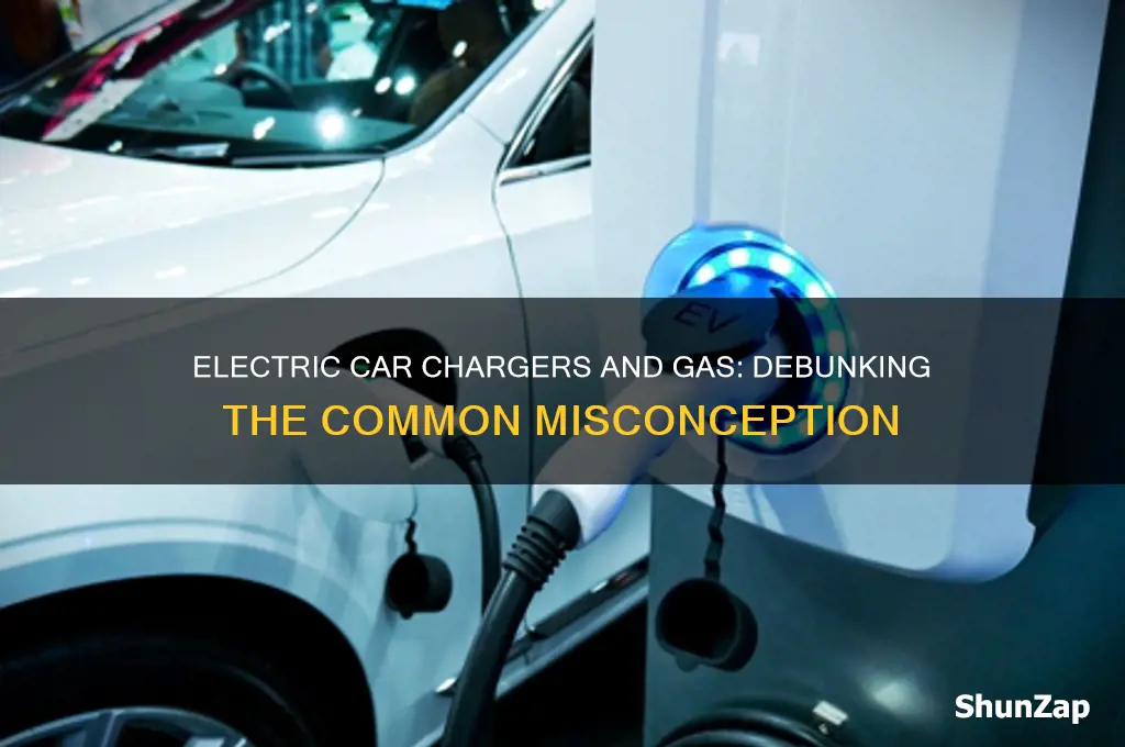 do electric car chargers use gas