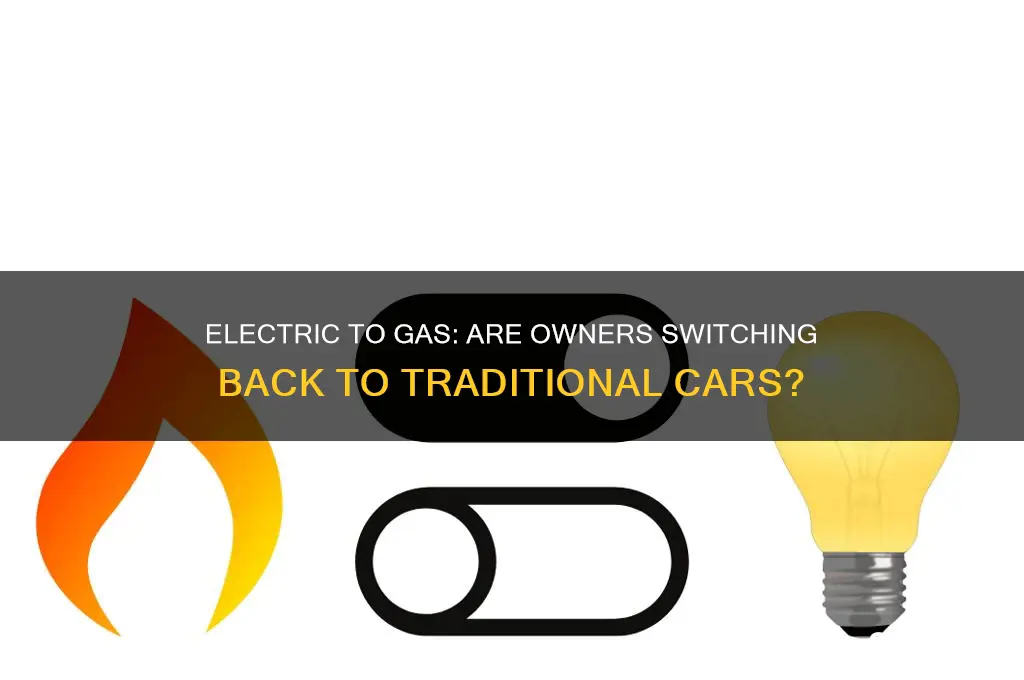 do electric car owners replace them with gas powered cars
