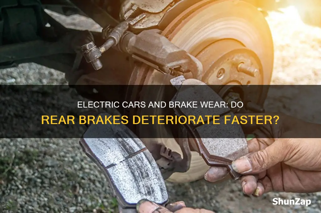 do electric car use up back brakes faster