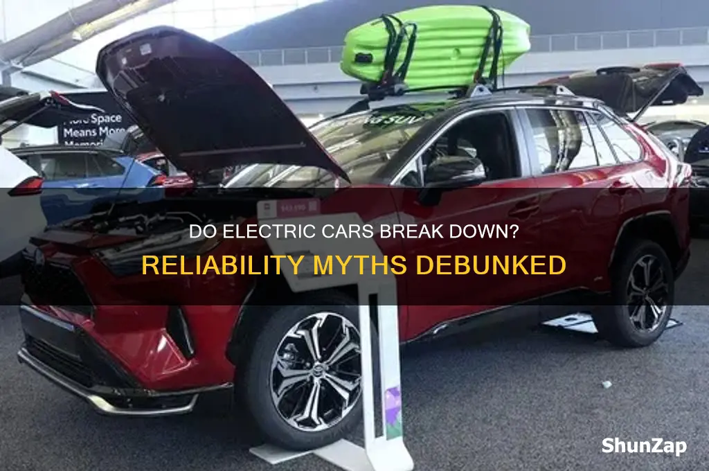 do electric cars break dow
