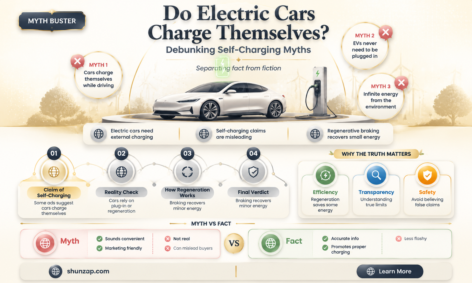 are electric cars self charging