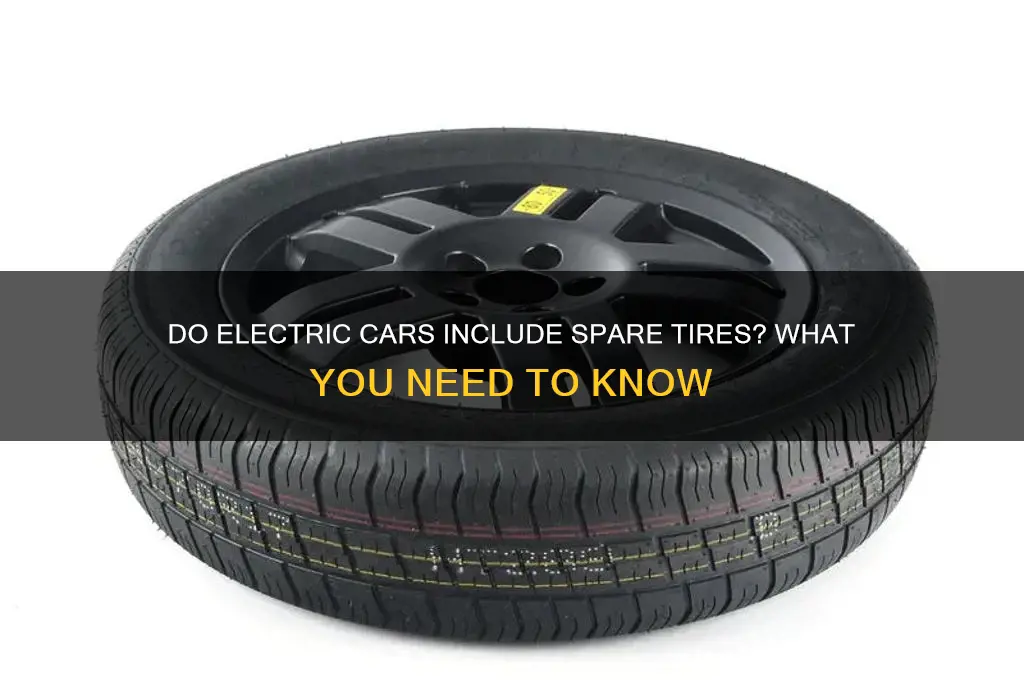 do electric cars come with spare tires