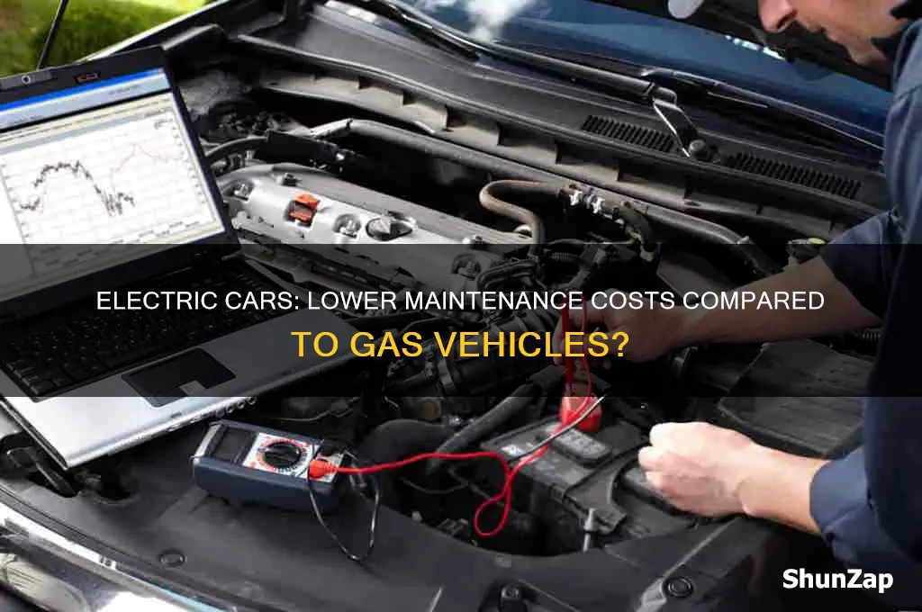 do electric cars cost less to maintain