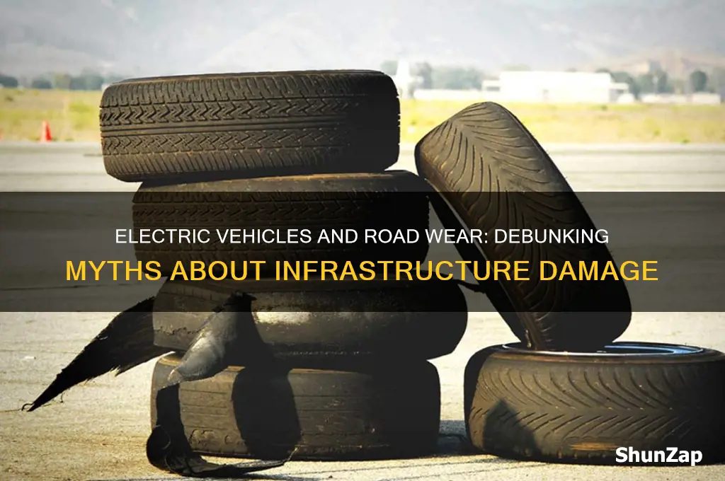 do electric cars damage roads