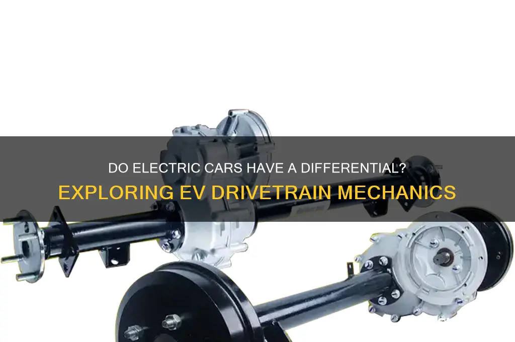 do electric cars have a differential