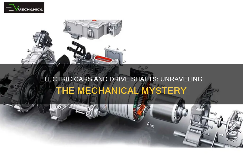 do electric cars have a drive shaft