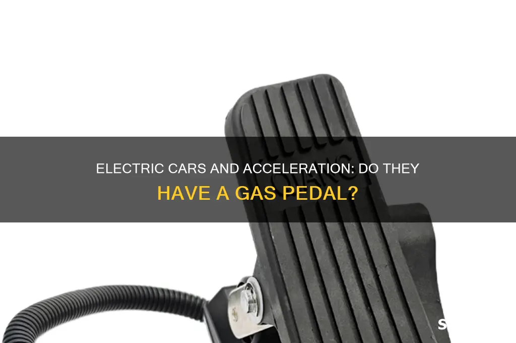 do electric cars have accelerator