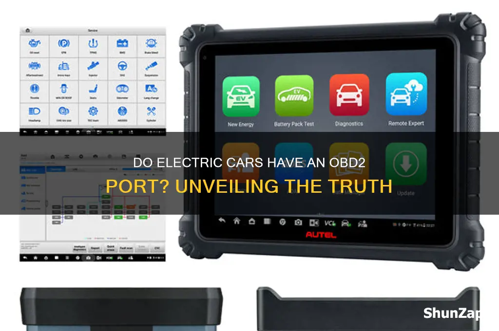 do electric cars have an obd2 port