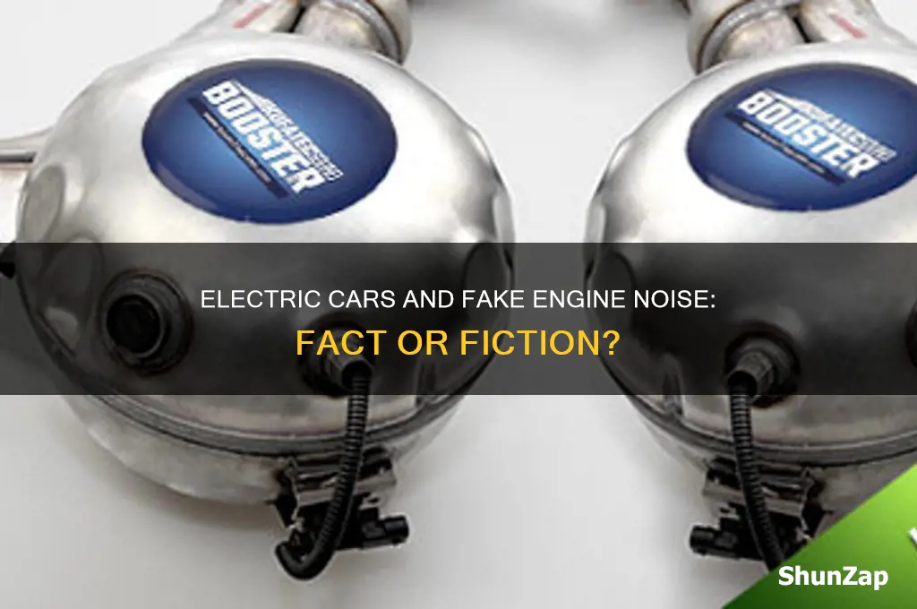 do electric cars have fake engine noise