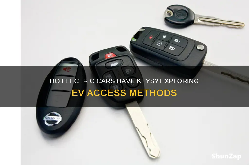 do electric cars have keys