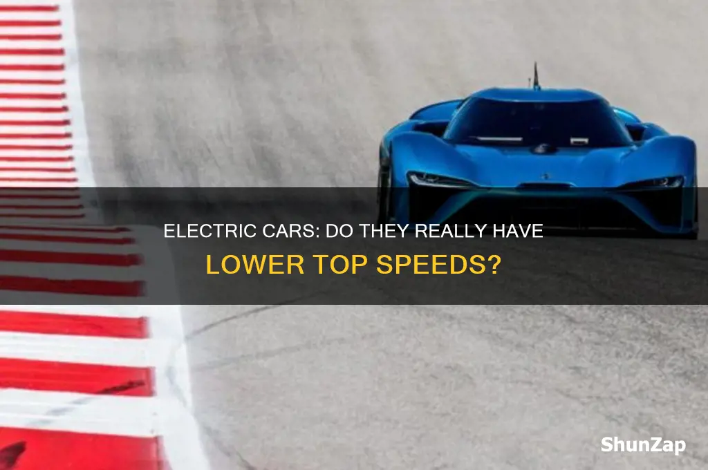 do electric cars have lower top speed