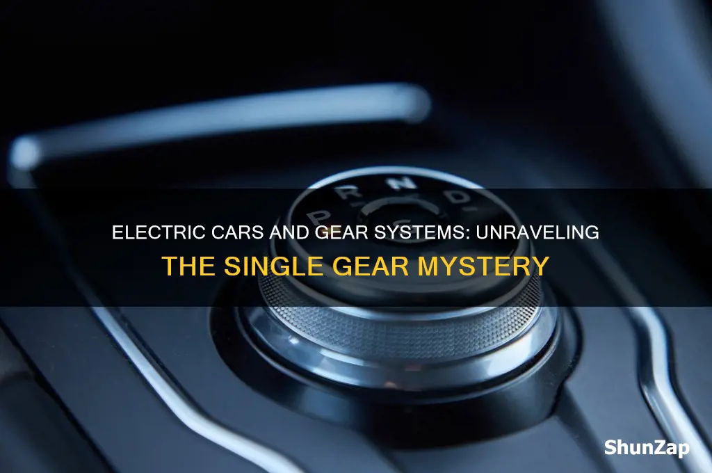 do electric cars have one gear
