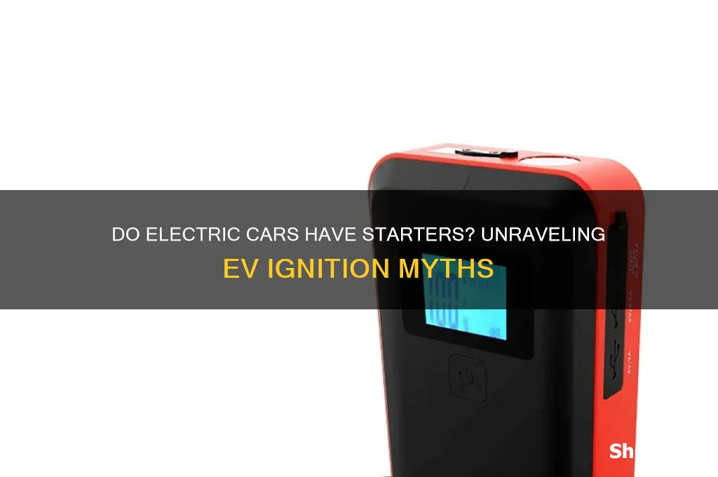 do electric cars have starters