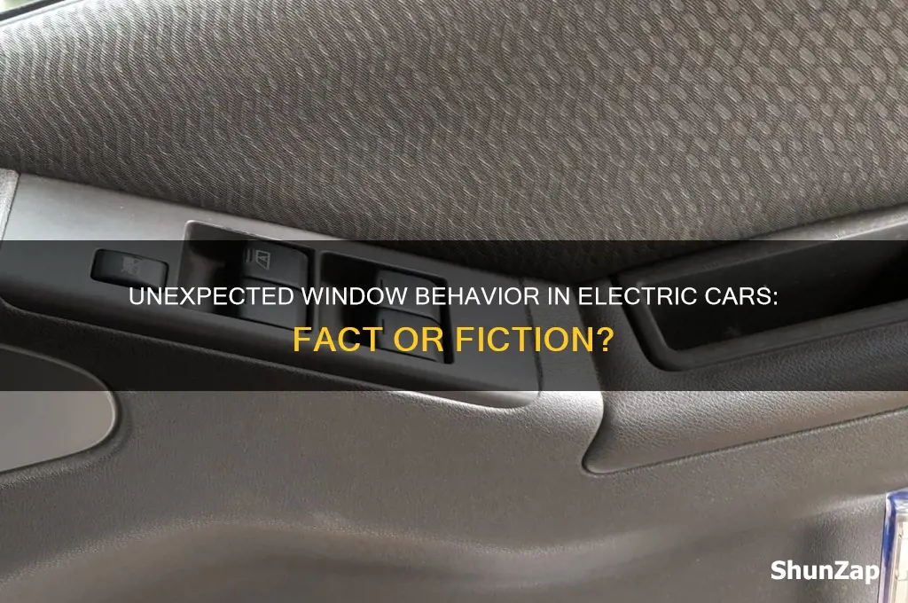 do electric cars have windows that go down unexpectedly