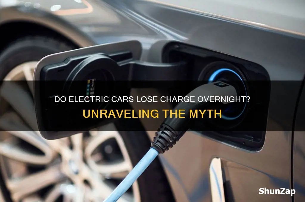 do electric cars lose charge overnight