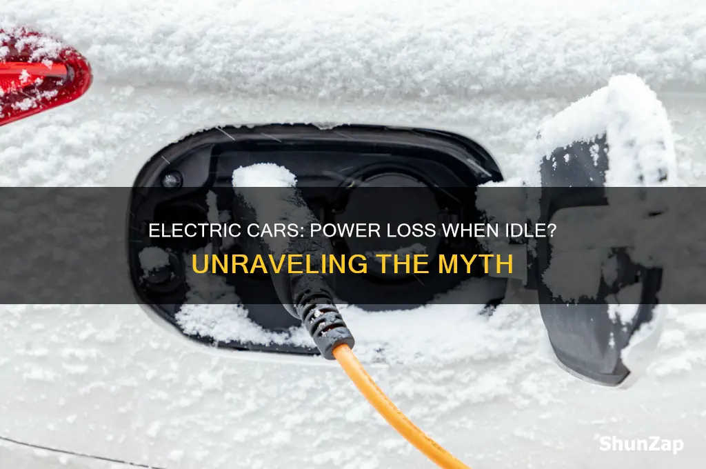 do electric cars lose power when not in use