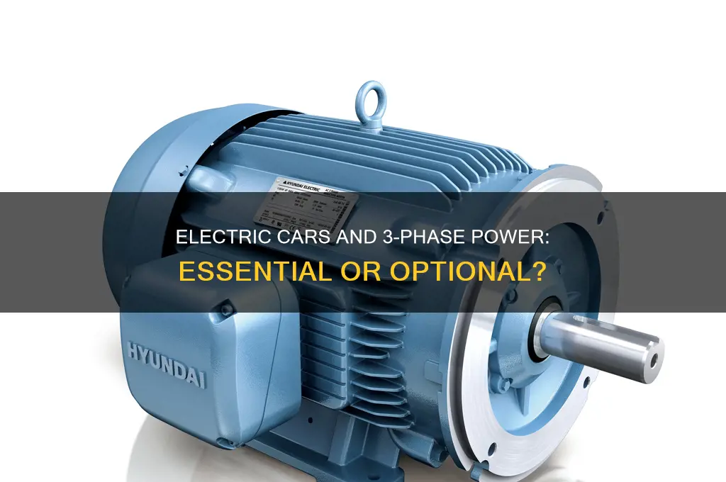 do electric cars need 3 phase power